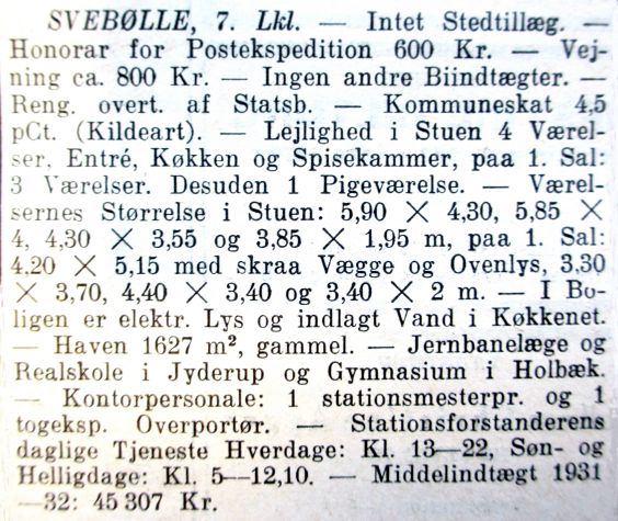 Svebølle opslag